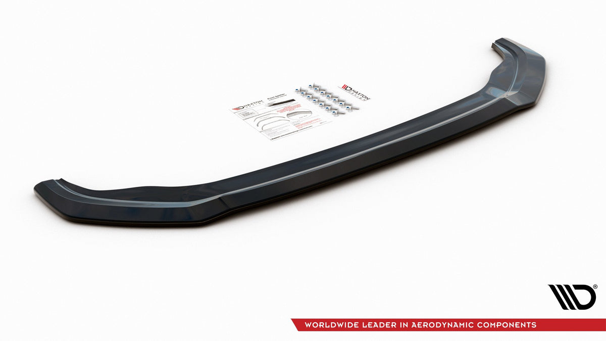 Street+ Spoilerlippe Front Ansatz V.2 passend für VW Golf GTI / GTD Mk7  schwarz Hochglanz – Ansicht 7