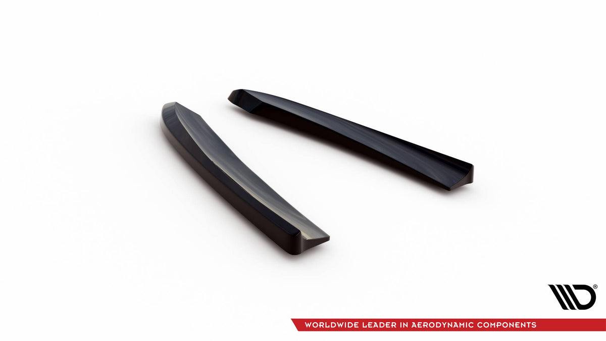 Heck Ansatz Flaps Diffusor passend für Mazda 6 Kombi Mk3 Facelift schwarz Hochglanz – Ansicht 5