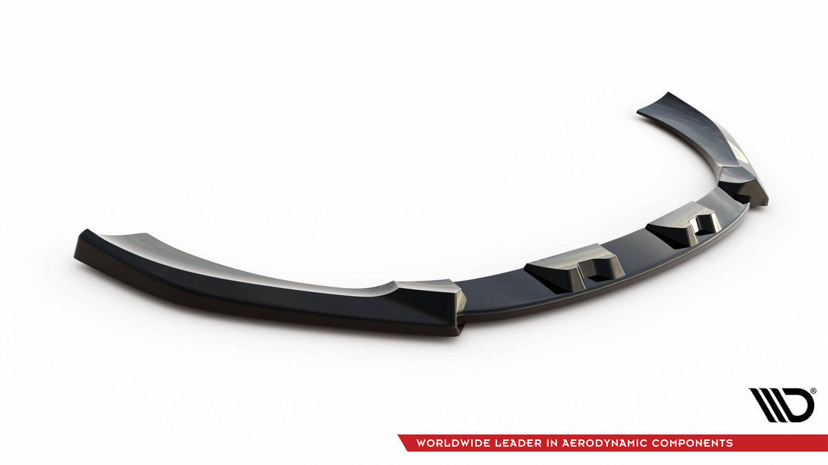 Street+ Spoilerlippe Front Ansatz V.1 passend für Mercedes-AMG GLB 35 / AMG-Line X247 schwarz Hochglanz – Ansicht 5