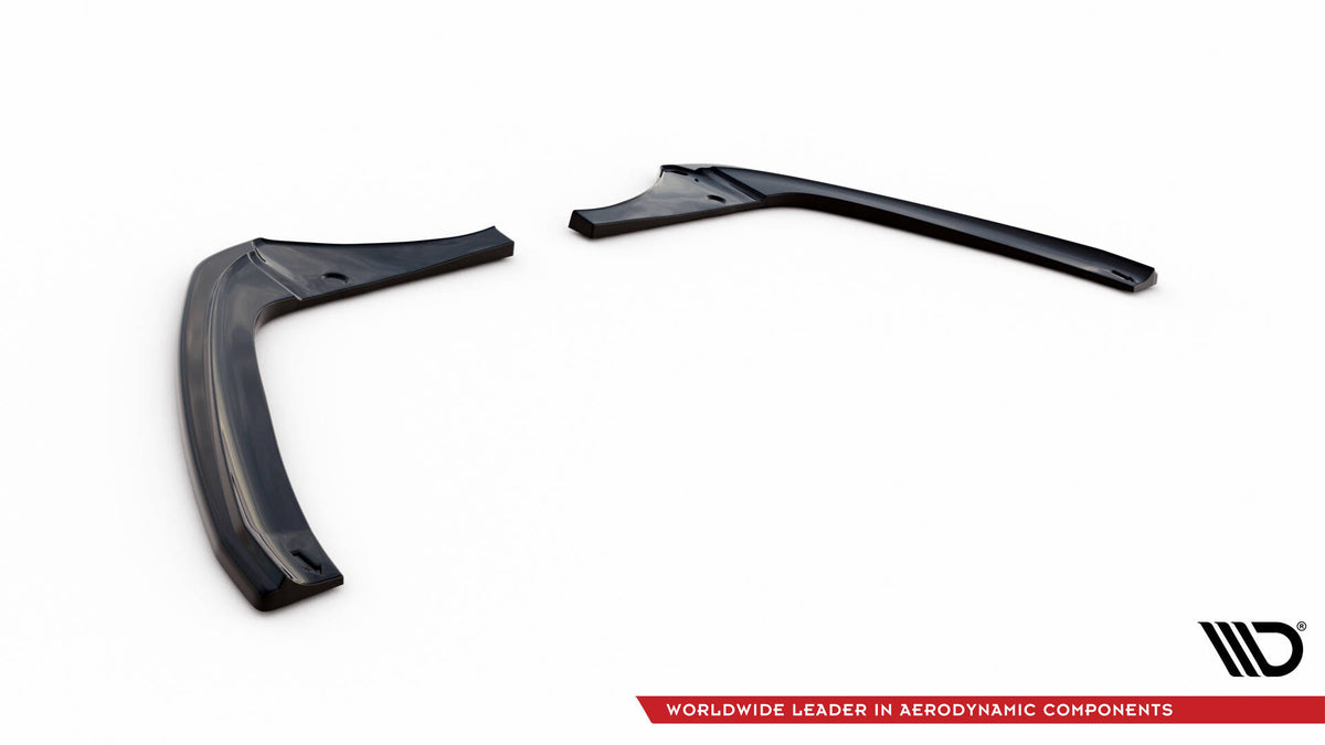 Heck Ansatz Flaps Diffusor V.2 passend für Maserati Granturismo Mk1 schwarz Hochglanz – Ansicht 6