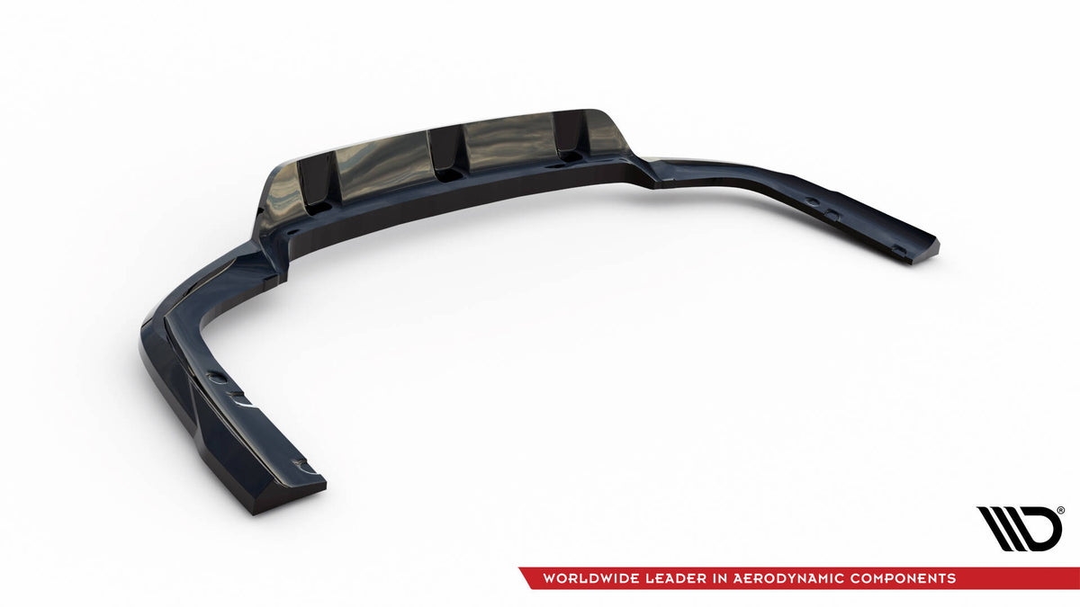 Street+ Mittlerer Diffusor RACE passend für V.1 BMW X6 M-Paket G06 Facelift schwarz Hochglanz – Ansicht 7