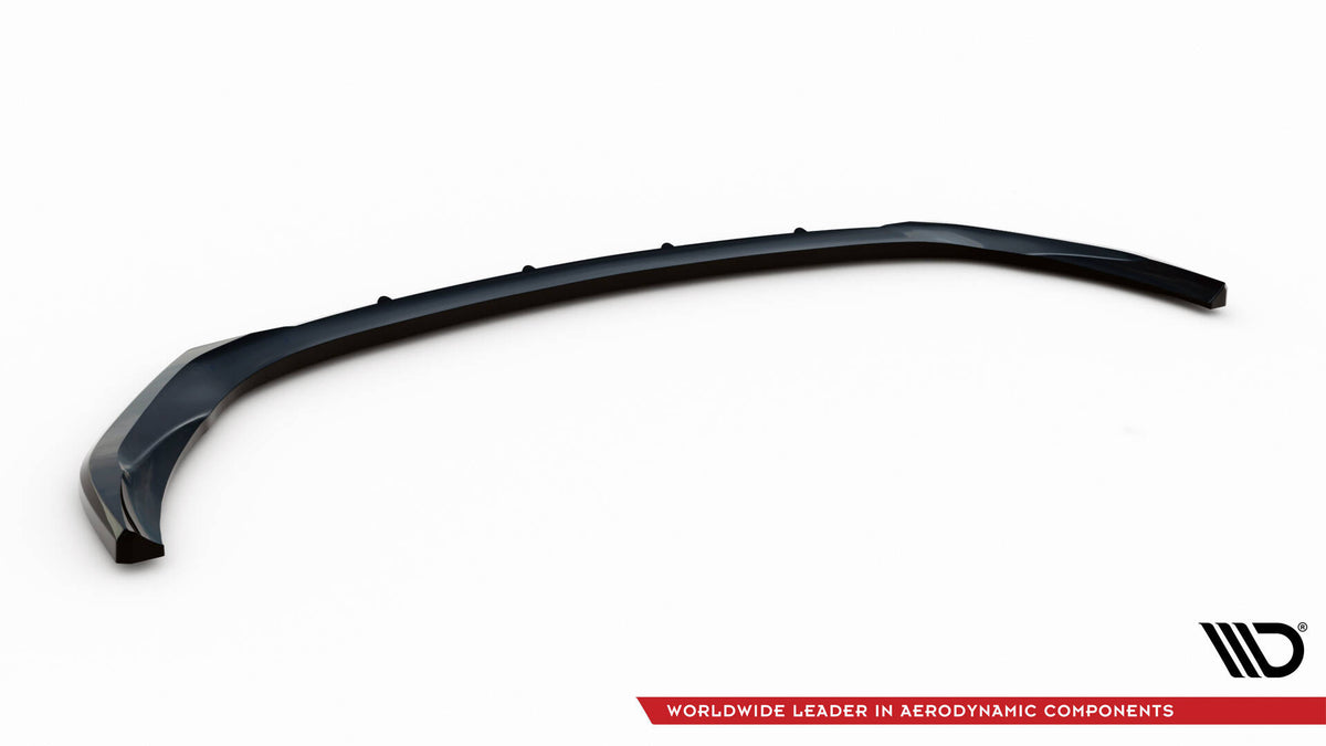 Street+ Spoilerlippe Front Ansatz V.2 passend für Mercedes-AMG C43 Coupe / Cabrio / Limousine / Kombi C205 / A205 / W205 / S205 Facelift schwarz Hochglanz – Ansicht 6