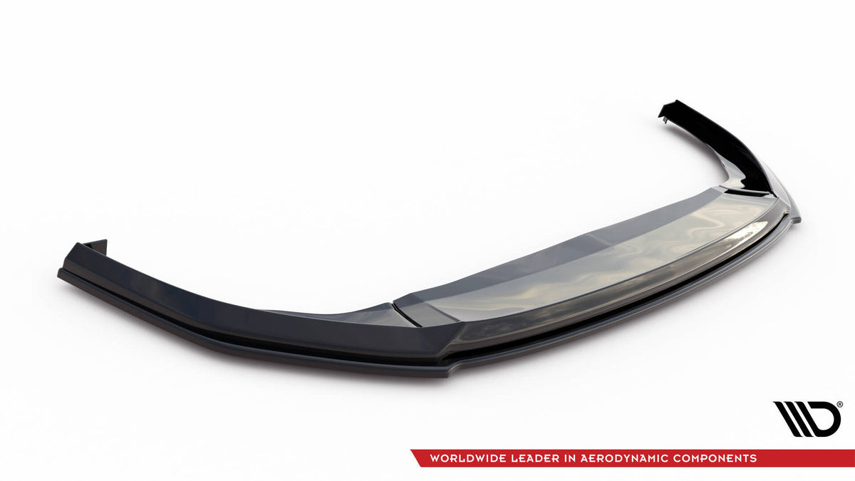 Street+ Spoilerlippe Front Ansatz V.6 passend für VW Golf GTI / GTE / GTD / R-Line Mk8 schwarz Hochglanz – Ansicht 5