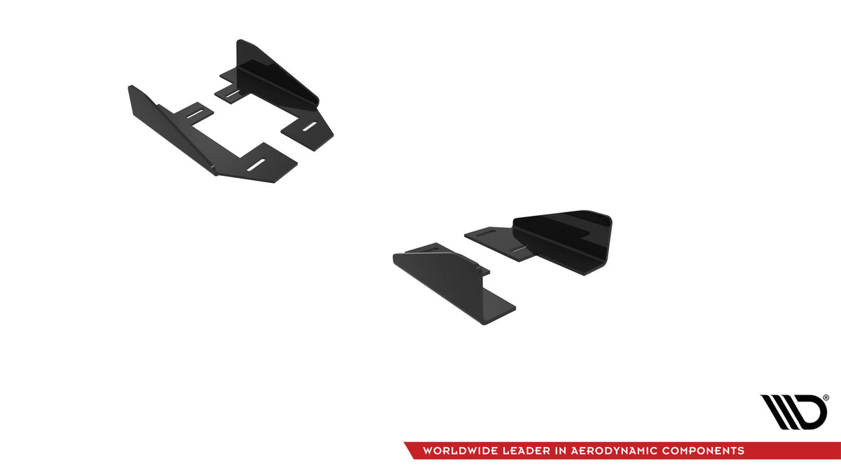 Seitenschweller Flaps passend für Audi A3 S-Line Limousine / S3 Limousine 8Y Facelift schwarz Hochglanz – Ansicht 6