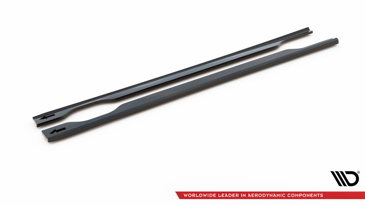 Street+ Seitenschweller Leisten passend für Hyundai ix35 Mk1 schwarz Hochglanz – Ansicht 5