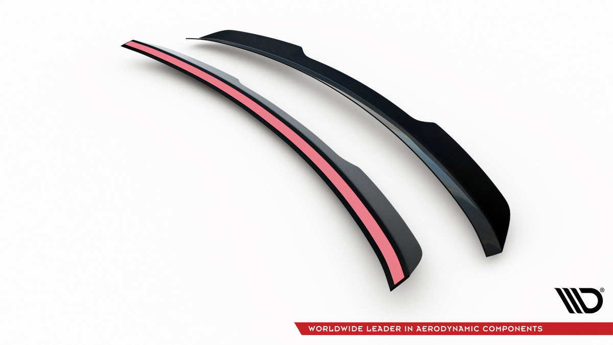 Niedriger Heckspoiler Lippe V.1 Audi RSQ8 Mk1 Facelift schwarz Hochglanz – Ansicht 6