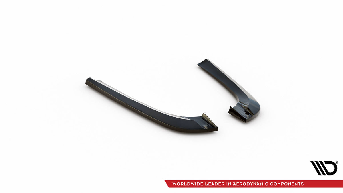 Heck Ansatz Flaps Diffusor V.2 passend für Mercedes-Benz CLK W209 schwarz Hochglanz – Ansicht 5