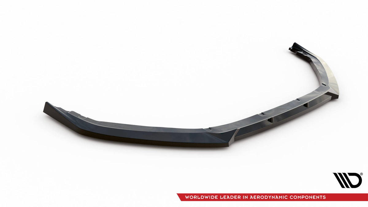 Street+ Spoilerlippe Front Ansatz V.1 passend für Peugeot 208 GT Mk2 schwarz Hochglanz – Ansicht 5