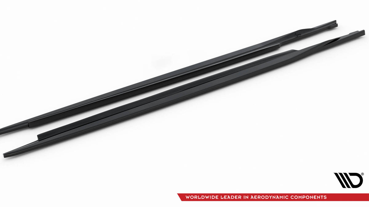 Street+ Seitenschweller Leisten passend für BMW 5er GT M-Paket F07 schwarz Hochglanz – Ansicht 5