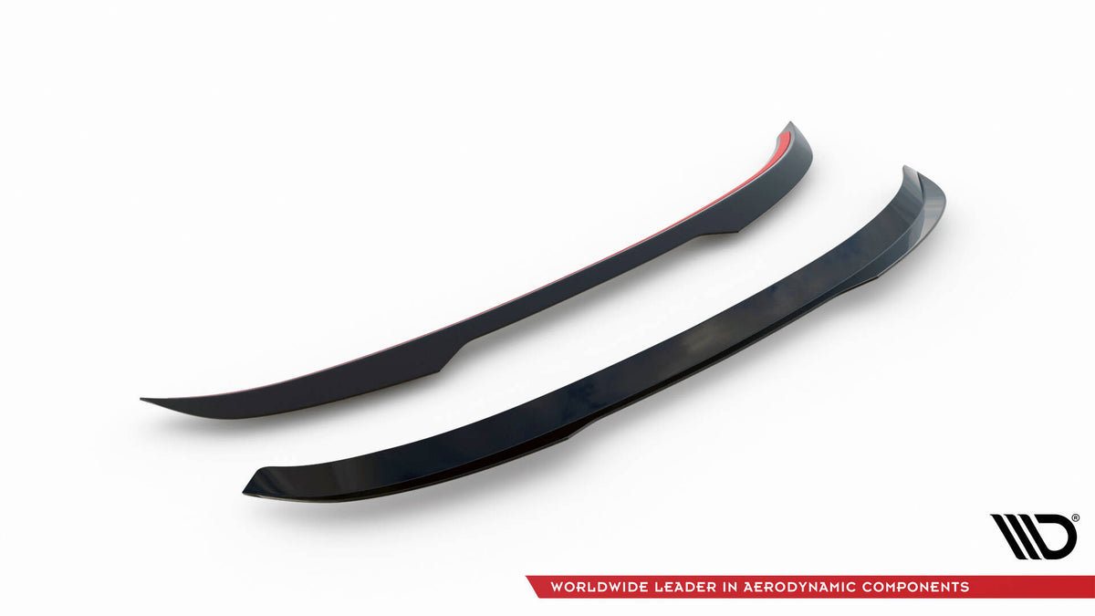 Heckspoiler Lippe Peugeot 308 SW Mk3 schwarz Hochglanz – Ansicht 6