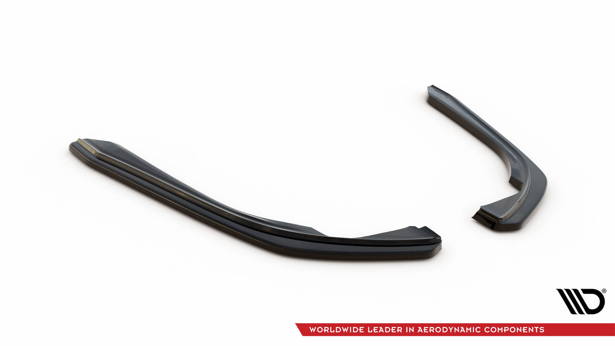 Heck Ansatz Flaps Diffusor passend für VW Arteon R-Line Limousine / Shooting Brake Mk1 schwarz Hochglanz – Ansicht 5