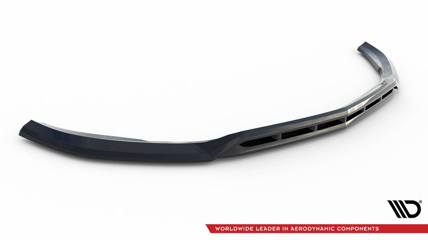 Street+ Spoilerlippe Front Ansatz passend für Mercedes-AMG GLC 63 SUV / Coupe X253 / C253  schwarz Hochglanz – Ansicht 5