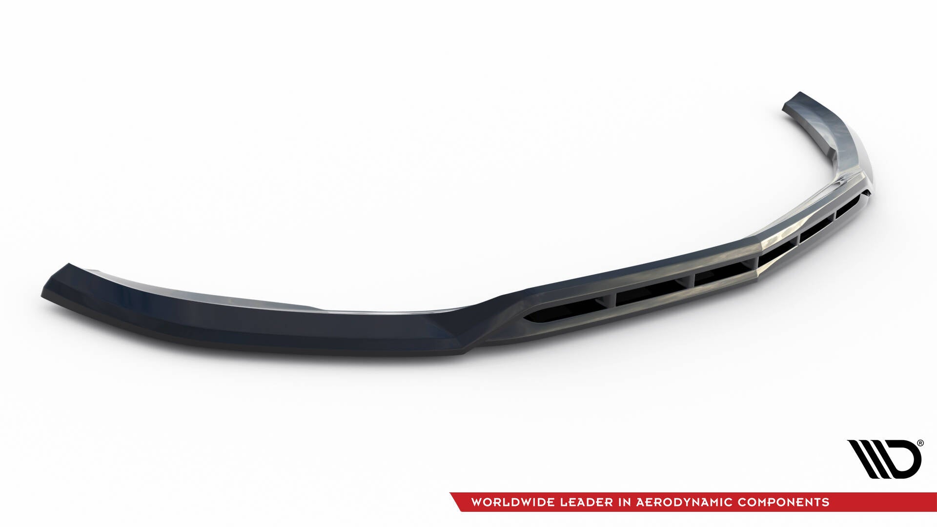 Street+ Spoilerlippe Front Ansatz passend für Mercedes-AMG GLC 63 SUV / Coupe X253 / C253  schwarz Hochglanz – Ansicht 5