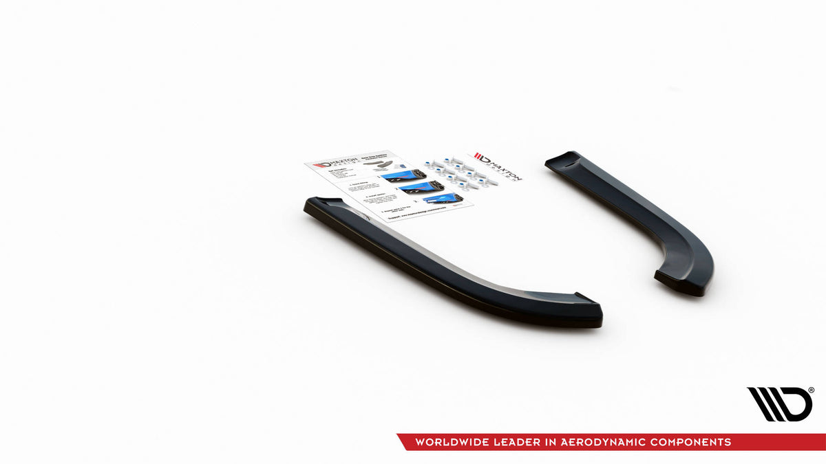 Heck Ansatz Flaps Diffusor passend für Dodge Durango RT Mk3 schwarz Hochglanz – Ansicht 5