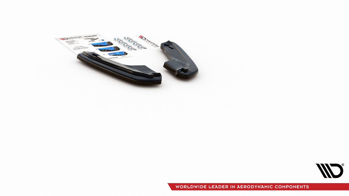 Heck Ansatz Flaps Diffusor V.1 passend für Audi RS3 8V Sportback schwarz Hochglanz – Ansicht 7