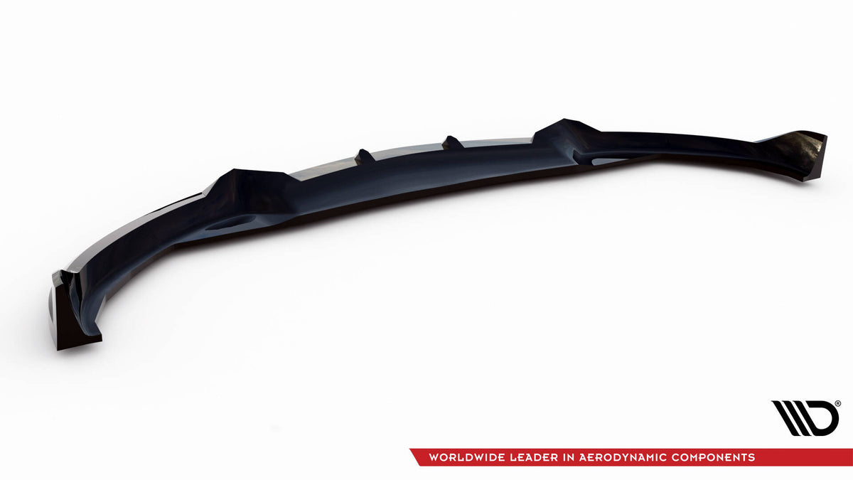 Street+ Spoilerlippe Front Ansatz V.1 passend für BMW iX M-Paket i20 schwarz Hochglanz – Ansicht 6