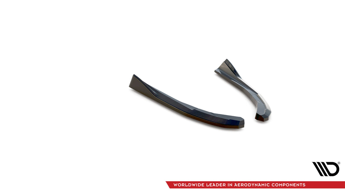 Heck Ansatz Flaps Diffusor V.2 passend für BMW 4er Gran Coupe M-Paket G26 schwarz Hochglanz – Ansicht 5