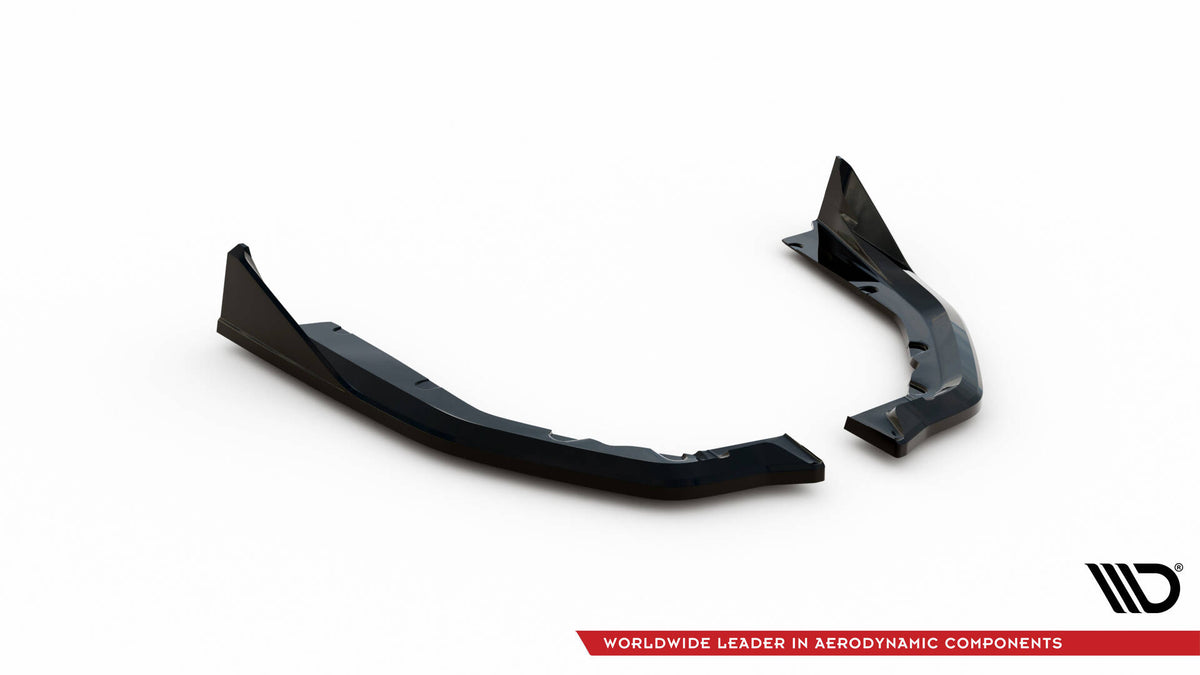 Heck Ansatz Flaps Diffusor V.4 passend für BMW M4 G82 / G82 Facelift schwarz Hochglanz – Ansicht 5