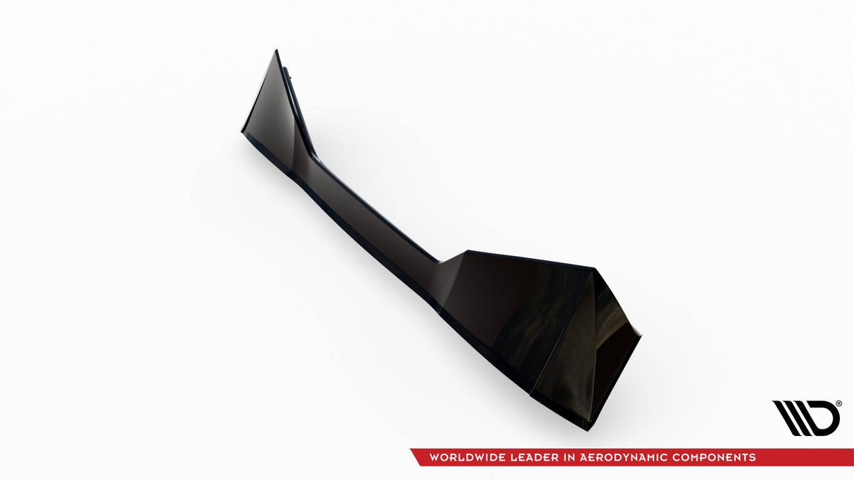 Höher Heckspoiler Lippe 3D Peugeot 408 Mk1 schwarz Hochglanz – Ansicht 7