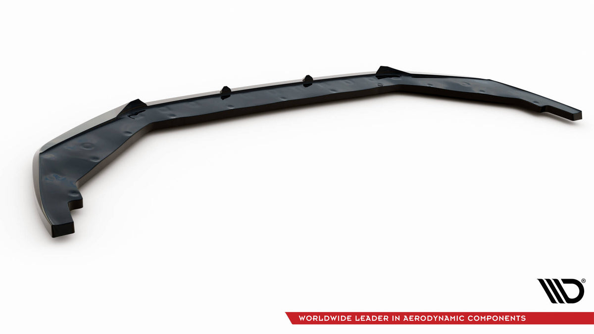 Street+ Spoilerlippe Front Ansatz V.2 passend für Nissan GTR R35 Facelift schwarz Hochglanz – Ansicht 6