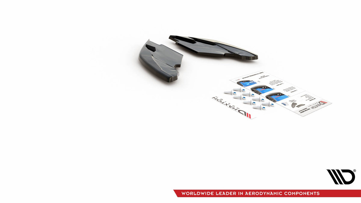 Heck Ansatz Flaps Diffusor passend für SEAT Leon Mk3 FR Facelift schwarz Hochglanz – Ansicht 8