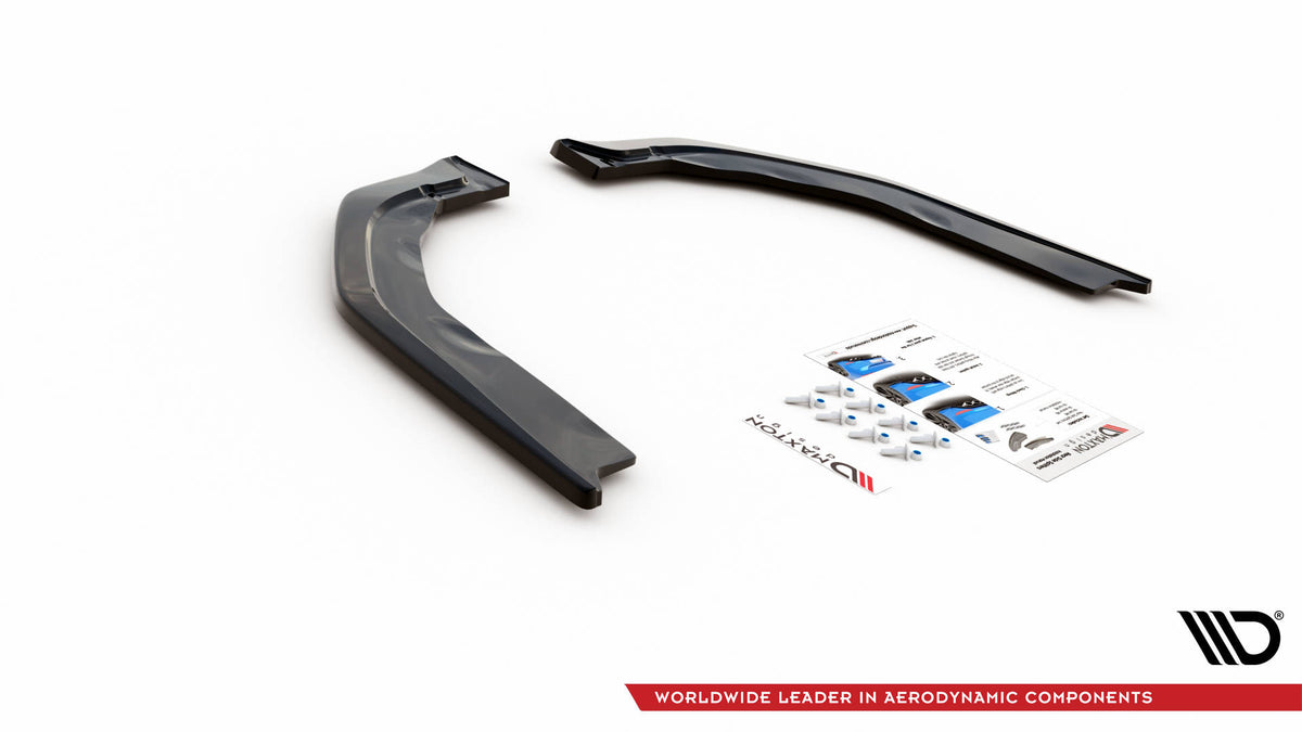 Heck Ansatz Flaps Diffusor V.2 passend für BMW M3 Limousine / Touring G80 / G81 schwarz Hochglanz – Ansicht 6