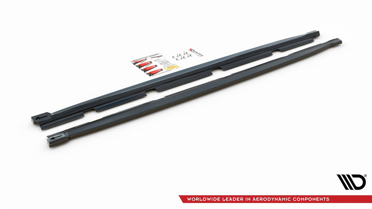 Street+ Seitenschweller Leisten passend für Cupra Ateca Mk1 / Mk1 Facelift schwarz Hochglanz – Ansicht 8