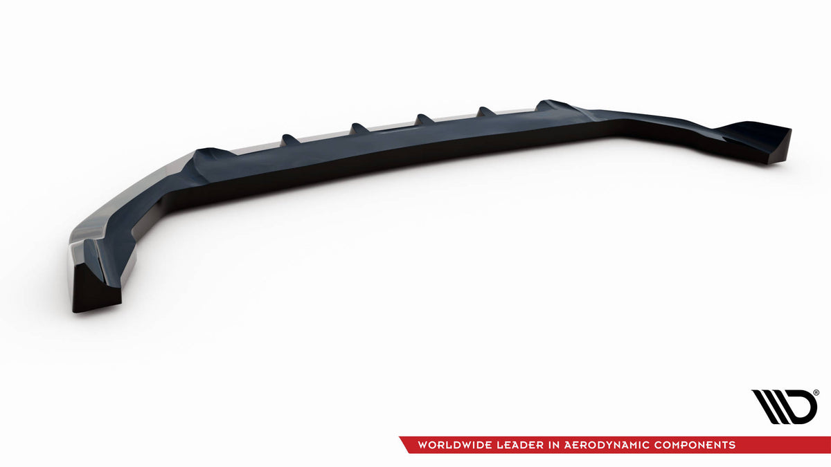 Street+ Spoilerlippe Front Ansatz V.2 passend für Volvo XC90 R-Design Mk2 Facelift schwarz Hochglanz – Ansicht 6