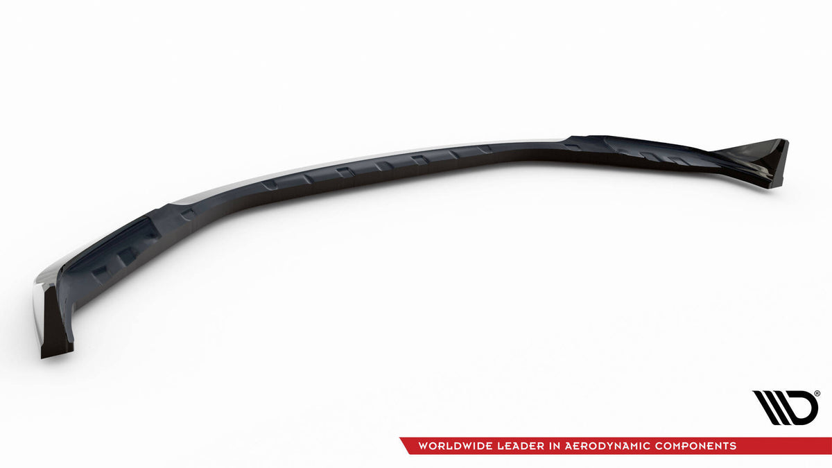 Street+ Spoilerlippe Front Ansatz V.4 passend für CSL Look BMW M3 Limousine / Touring G80 / G81 schwarz Hochglanz – Ansicht 6