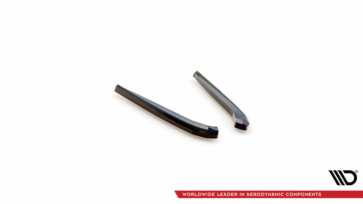 Heck Ansatz Flaps Diffusor passend für BMW 5er G30 / G31 Facelift schwarz Hochglanz – Ansicht 6
