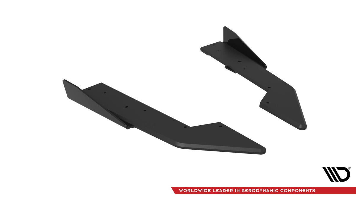 Street Pro Heck Ansatz Flaps Diffusor + Flaps passend für Ford Mustang GT Mk7 schwarz Hochglanz – Ansicht 5