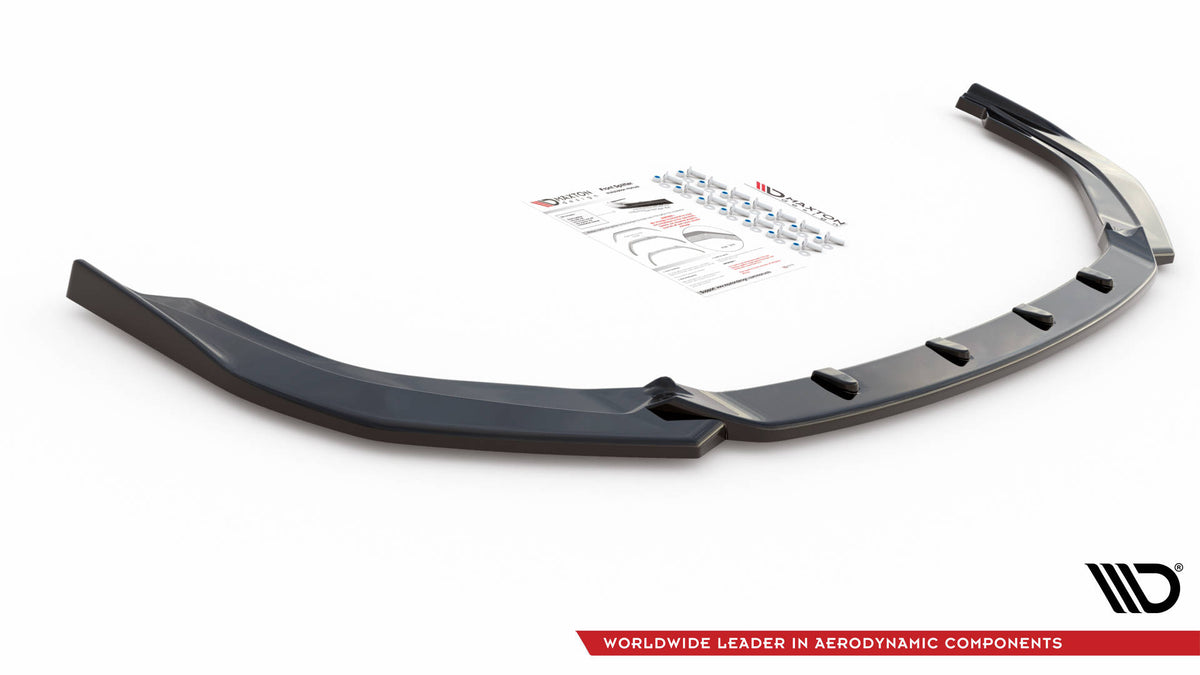 Street+ Spoilerlippe Front Ansatz passend für Toyota Corolla GR Sport XII schwarz Hochglanz – Ansicht 7
