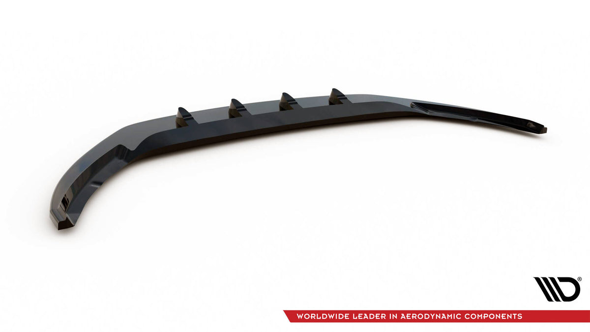 Street+ Spoilerlippe Front Ansatz V.3 passend für Skoda Superb Liftback / Combi Mk3 schwarz Hochglanz – Ansicht 6