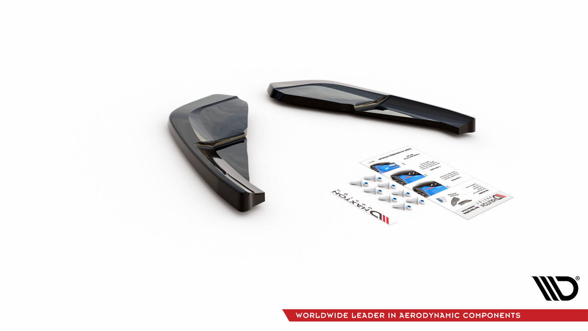 Heck Ansatz Flaps Diffusor passend für Nissan 370Z Nismo Facelift schwarz Hochglanz – Ansicht 6