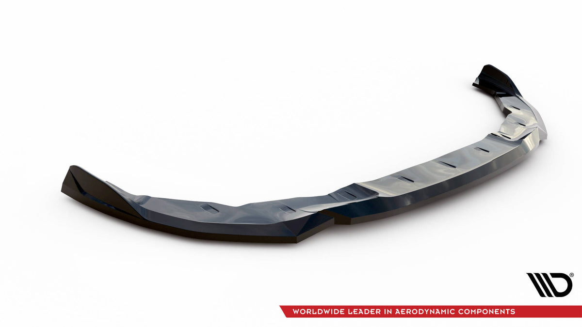 Street+ Spoilerlippe Front Ansatz V.1 passend für BMW 2 Coupe M-Paket / M240i G42 schwarz Hochglanz – Ansicht 5