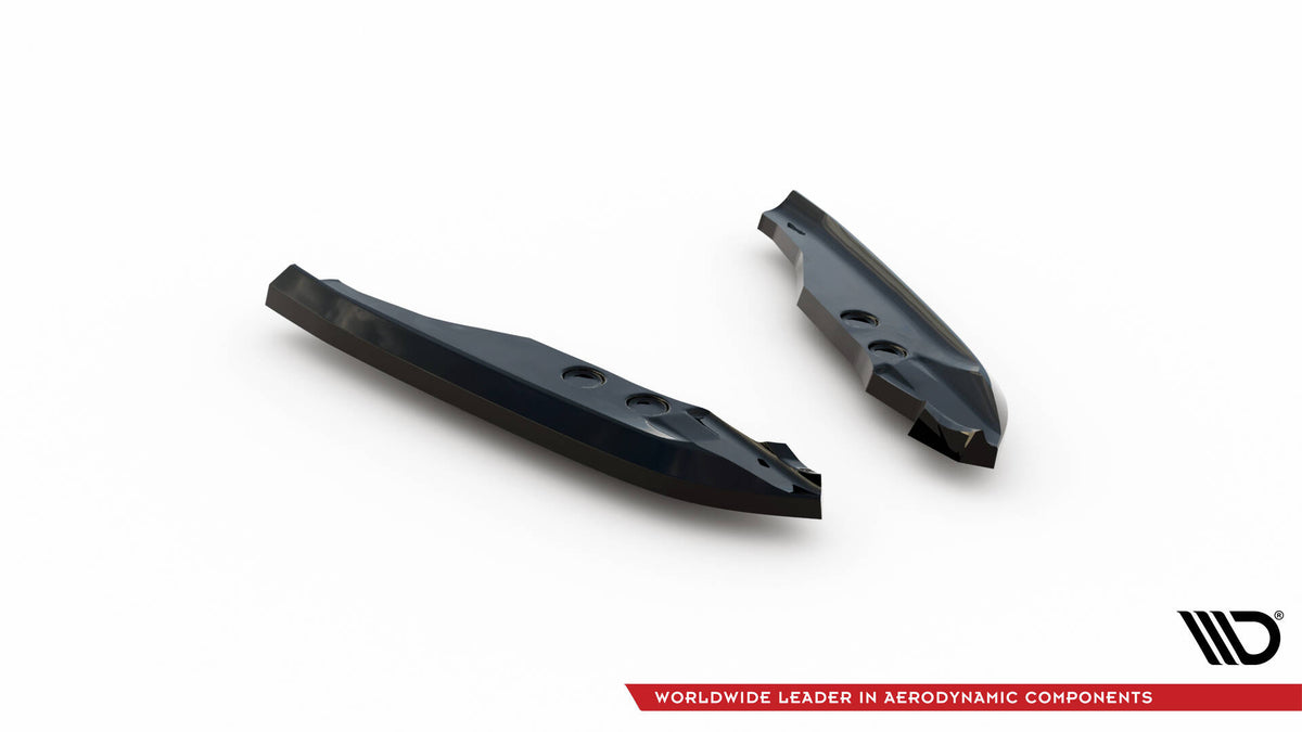 Heck Ansatz Flaps Diffusor passend für BMW 1er M-Paket E82 schwarz Hochglanz – Ansicht 5