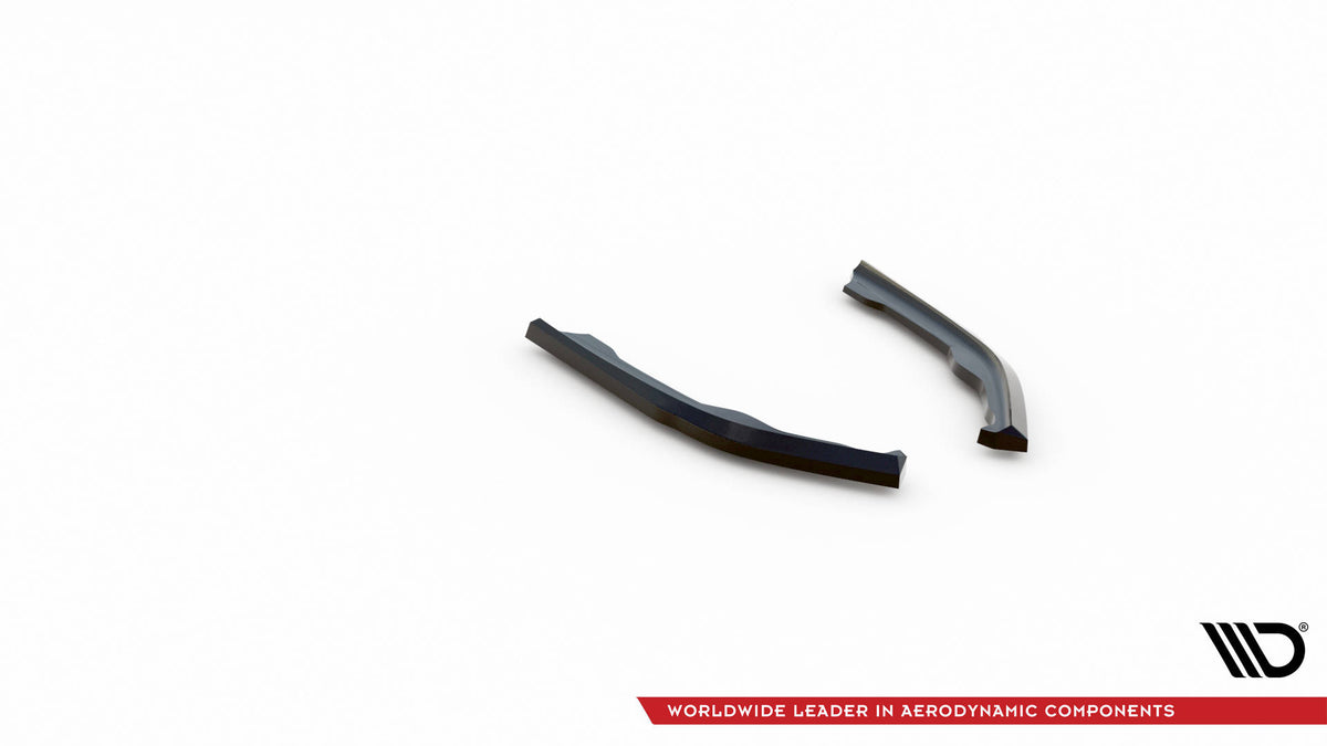 Heck Ansatz Flaps Diffusor V.2 passend für BMW 2 Coupe M240i G42 schwarz Hochglanz – Ansicht 4