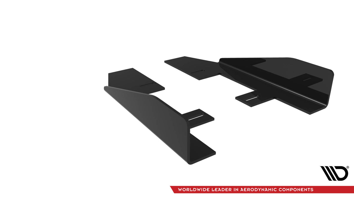 Seitenschweller Flaps passend für Audi RS3 Limousine 8V Facelift schwarz Hochglanz – Ansicht 8