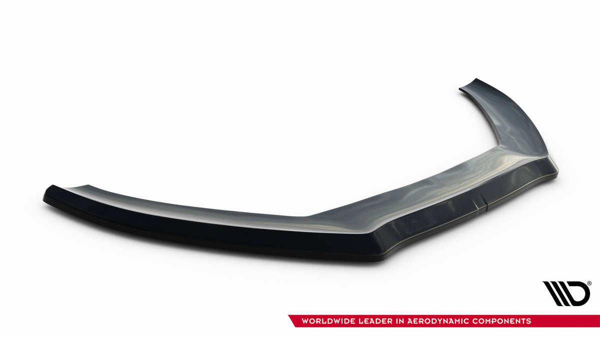 Street+ Spoilerlippe Front Ansatz V.1 passend für Audi S5/A5 S-Line 8T Facelift schwarz Hochglanz – Ansicht 5
