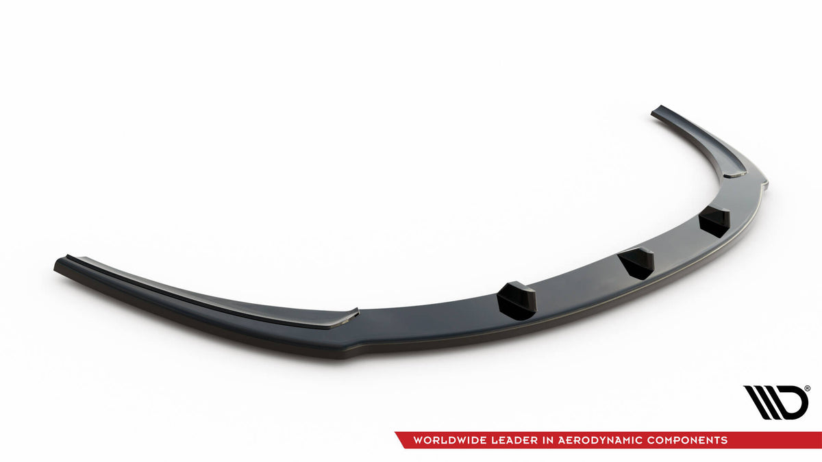 Street+ Spoilerlippe Front Ansatz passend für Ford Focus ST Mk2 FL schwarz Hochglanz – Ansicht 5