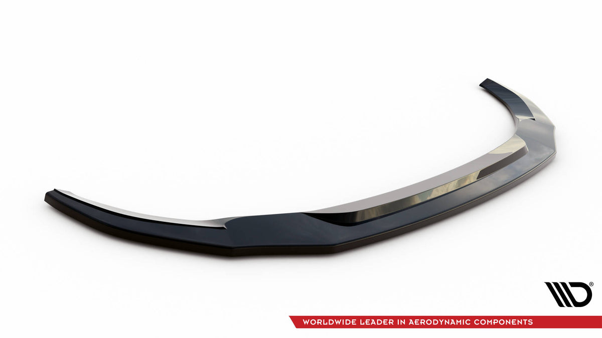 Street+ Spoilerlippe Front Ansatz V.2 passend für VW T6  schwarz Hochglanz – Ansicht 5