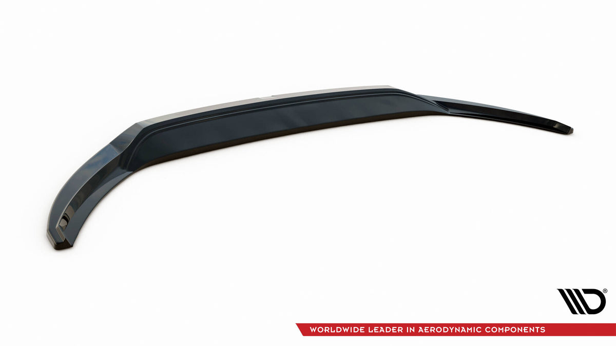 Street+ Spoilerlippe Front Ansatz V.2 passend für Skoda Superb Liftback / Combi Mk3 schwarz Hochglanz – Ansicht 6
