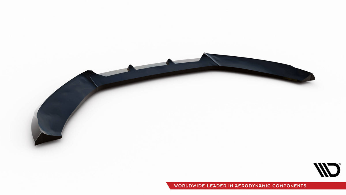 Street+ Spoilerlippe Front Ansatz V.4 passend für Audi S4 / A4 S-Line B8 schwarz Hochglanz – Ansicht 6
