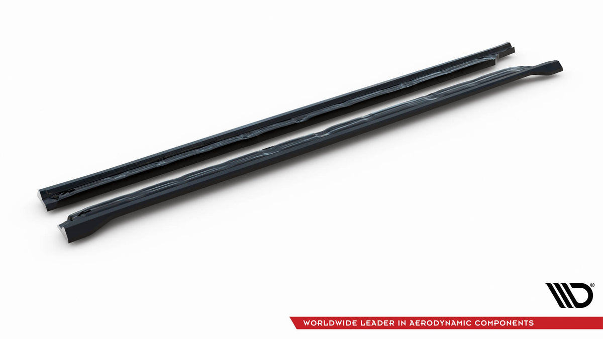 Street+ Seitenschweller Leisten V.2 passend für Cupra Formentor Mk1 Facelift schwarz Hochglanz – Ansicht 5