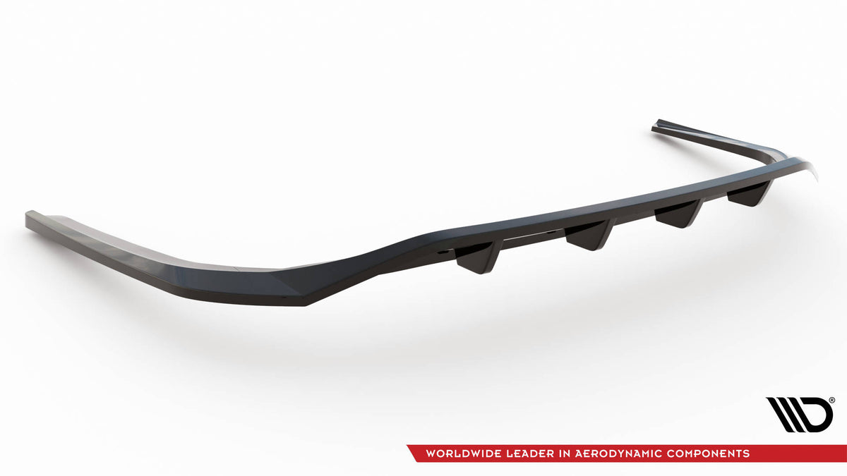 Street+ Mittlerer Diffusor RACE passend für Lexus ES F Sport Mk7 schwarz Hochglanz – Ansicht 6