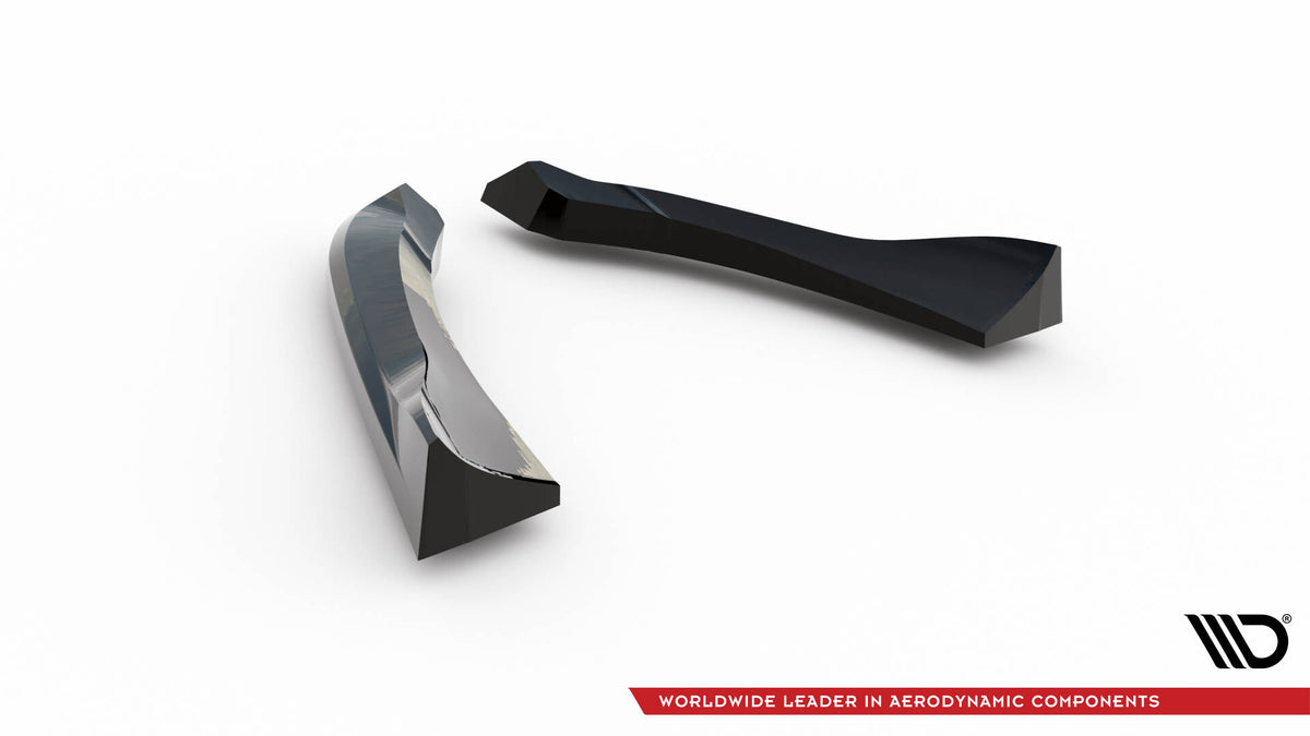 Heck Ansatz Flaps Diffusor passend für Mazda MX5 NC (Mk3) schwarz Hochglanz – Ansicht 6