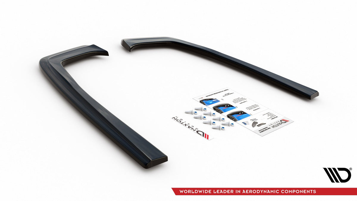 Heck Ansatz Flaps Diffusor passend für Mercedes-Benz E63 AMG Kombi/Limousine S213/W213 schwarz Hochglanz – Ansicht 8
