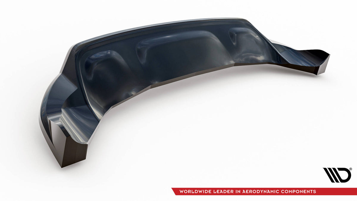 Street+ Mittlerer Diffusor RACE passend für Jeep Compass Limited Mk2 Facelift schwarz Hochglanz – Ansicht 5