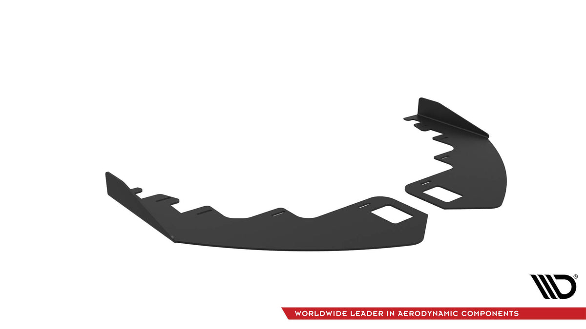 Front Stoßstange Flaps passend für Kia Proceed GT Mk3 Facelift / Ceed GT / GT - Line Mk1 Facelift  schwarz Hochglanz – Ansicht 6