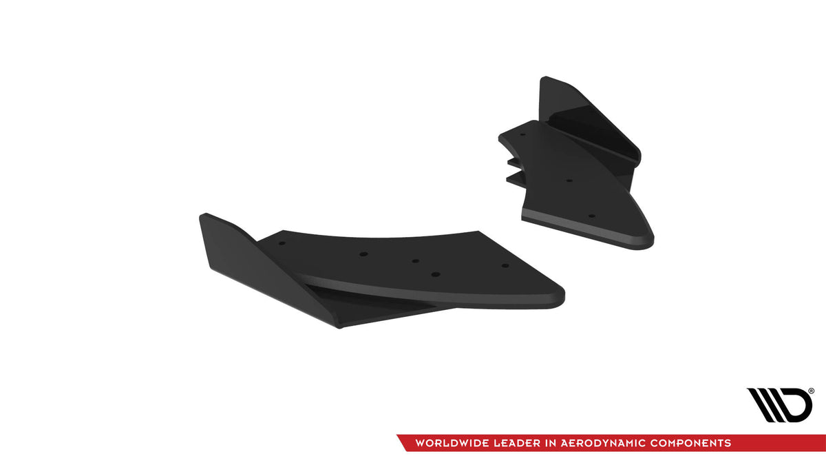 Street Pro Heck Ansatz Flaps Diffusor + Flaps passend für Audi S3 Sportback 8Y Facelift schwarz Hochglanz – Ansicht 5